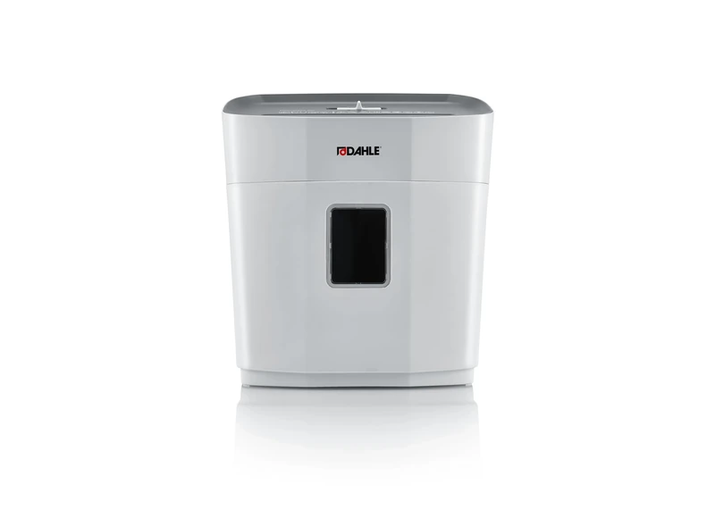 Dahle PaperSAFE 100 Paper Shredder (5 Sheets, Oil-Free, Jam Protection, Cross-Cut, for Home-Office) Grey, 36.6 x 34.7 x 21.7cm