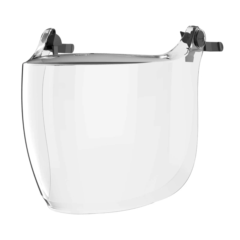 JSP EVOGUARD C2 Industrial Visor - Clear - Eye & Face Protection - Anti-Scratch & Anti-Mist Face Shield - Compatible with JSP Safety Helmets, Half-Masks & Ear Defenders - EN 166 & EN 170 - Image 1