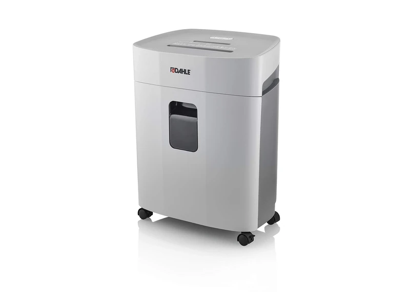 Dahle PaperSAFE 420 Paper Shredder (15 Sheets, Oil-Free, Jam Protection, Cross-Cut, for Home and Office) Grey,54.5 x 44.3 x 27.3cm