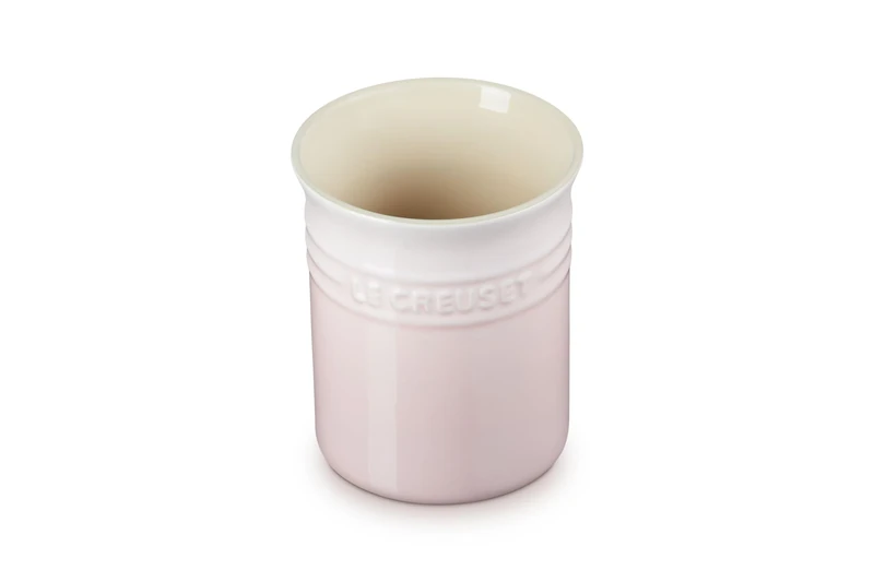 LE CREUSET Stoneware Small Utensil Jar, 1.1 Litres,Shell Pink, 71501117770001
