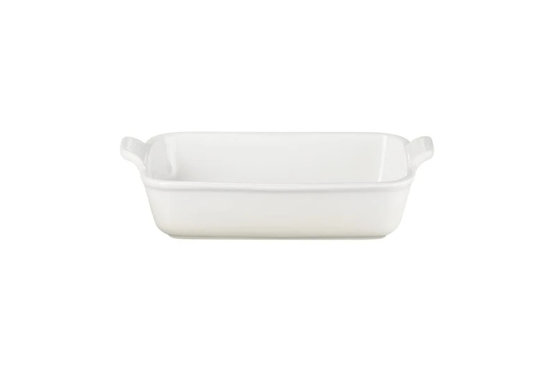 Le Creuset Heritage Rectangular Dish, Stoneware, 26 cm, 2.4 litres, Meringue, 71102267160001