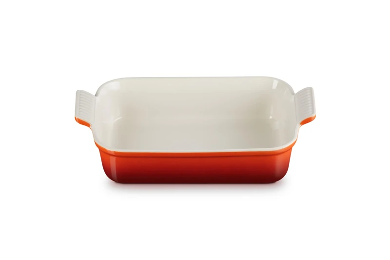 Le Creuset Heritage Rectangular Dish, Stoneware, 32 cm, 2.31 kg, Cerise, 71102320600001