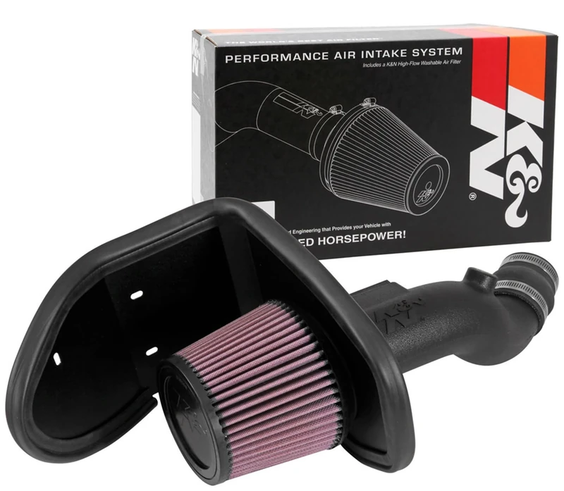 K&N Cold Air Intake Kit: High Performance, Guaranteed to Increase Horsepower: 57-3091