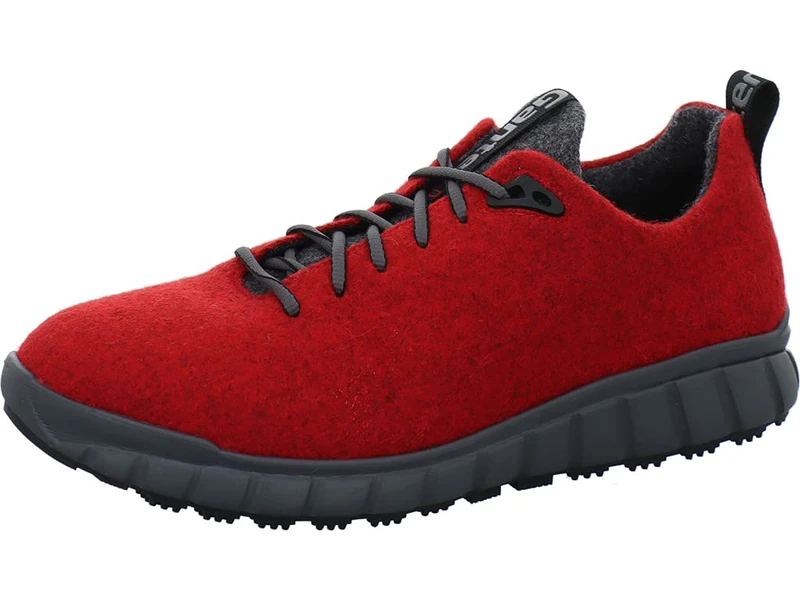 Ganter Women's EVO Damen-H Sneaker, red, Anthracite, 8 UK