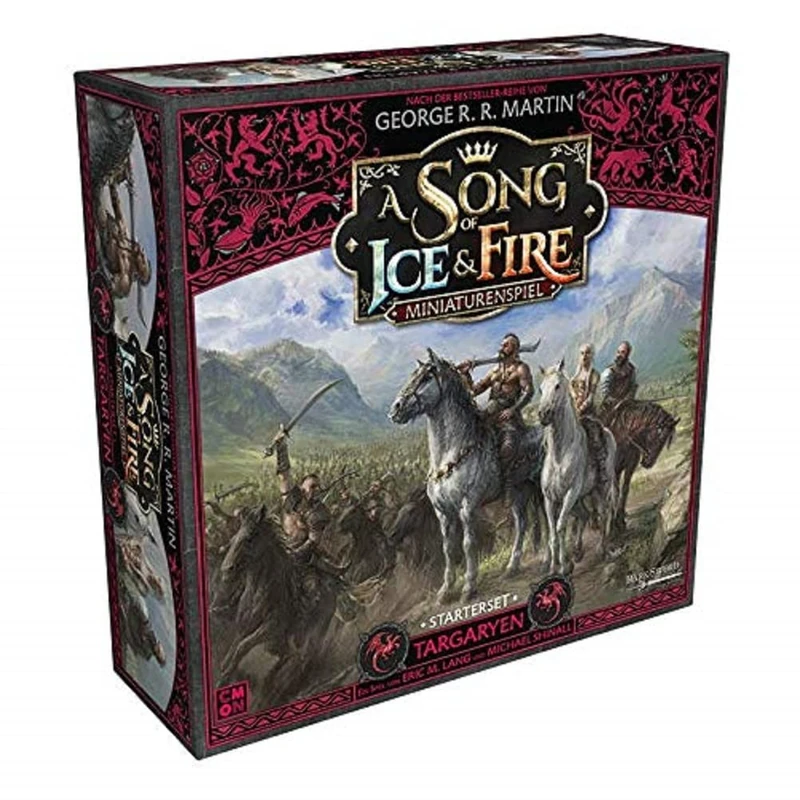 CMON, A Song of Ice & Fire – Targaryen, Starter Set, Tabletop, 2 Players, Ages 14+, 45+ Minutes, German, Multilingual