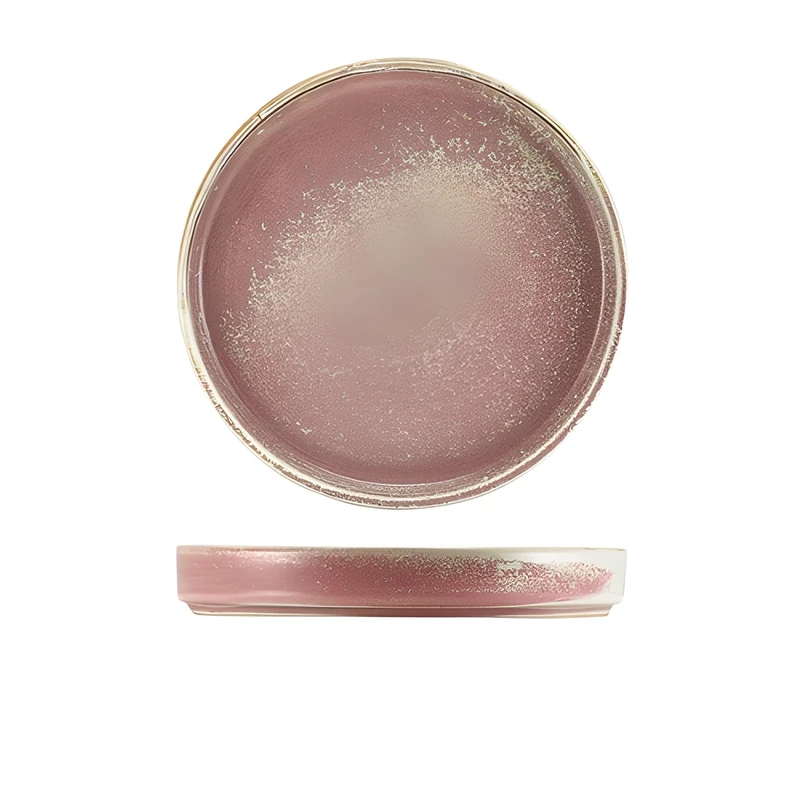 Genware Terra Porcelain, Rose, Presentation Plate, 210mm, PR-PRS21, Pack of 6