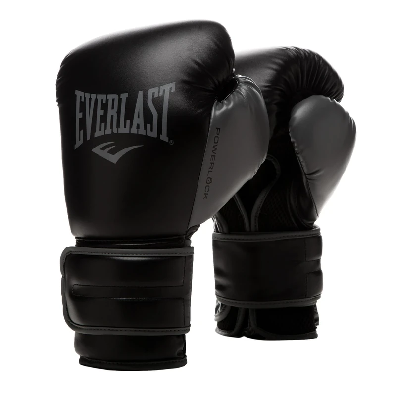 EVERLAST Powerlock 2R Training Gloves - Black - 12oz