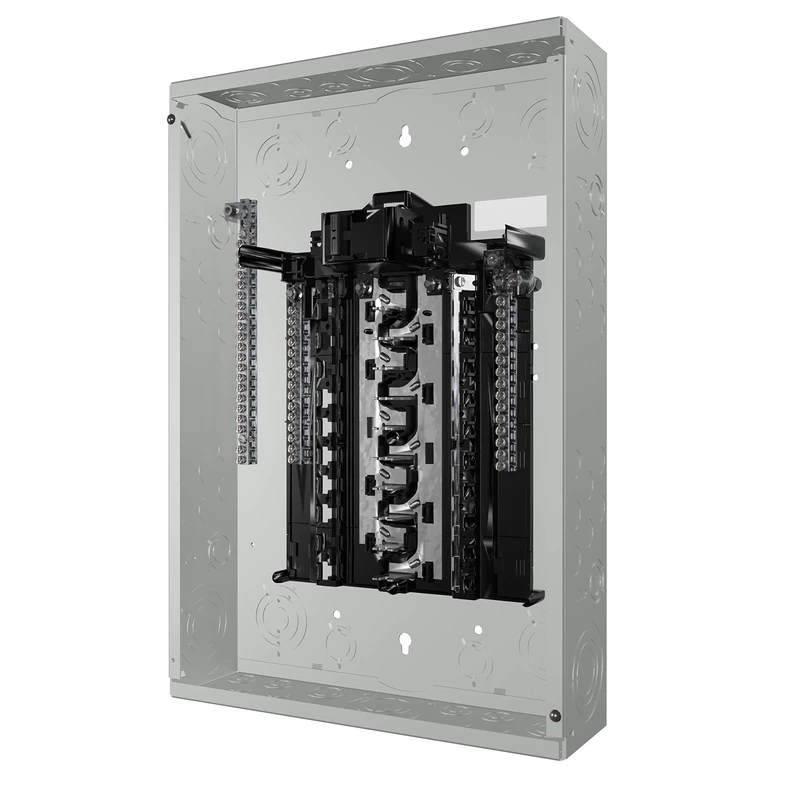 Siemens SN2040B1100 SN Series 100 Amp 20 espacios 40 circuitos interruptor principal enchufable Centro de carga neutro interior, grey - Image 1