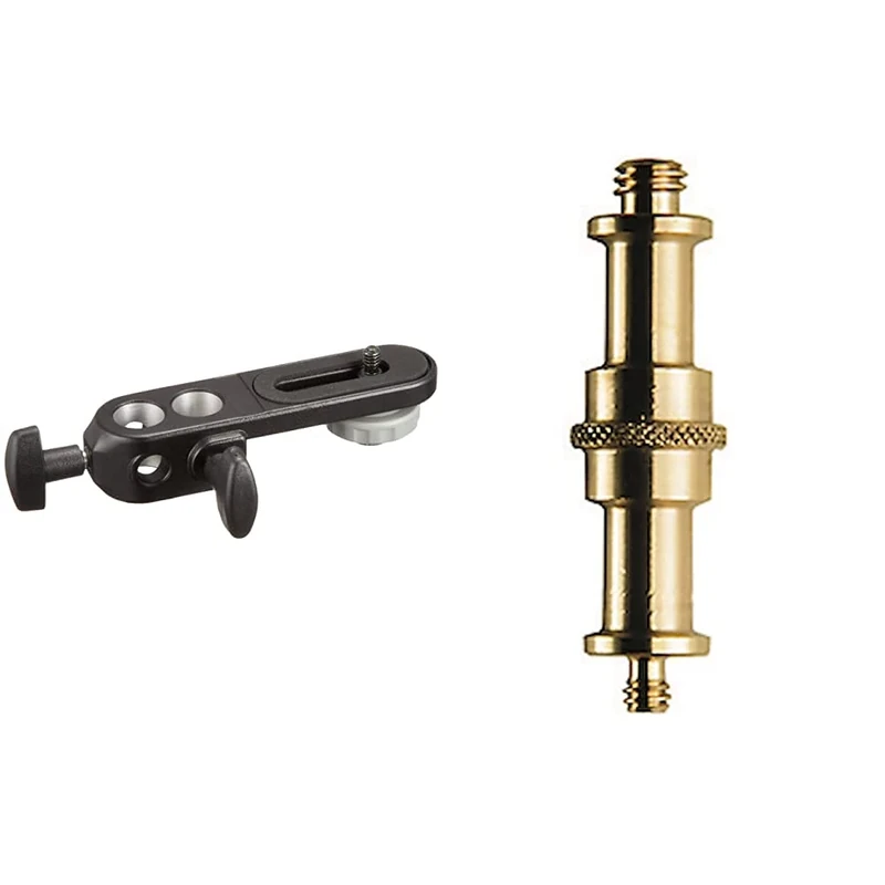 Manfrotto 143BKT Camera/Umbrella Bracket, Black & Adapter Spigot