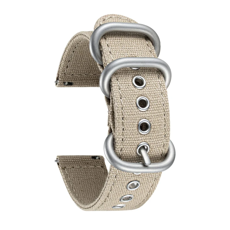BINLUN 22mm Canvas Watch Strap - Quick Release Cloth Band - Image 1