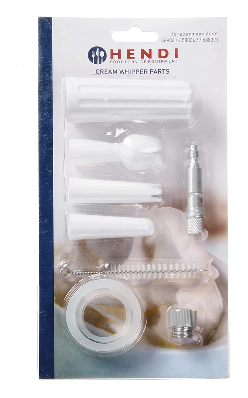 HENDI Cream Dispenser Replacement Kit 48pcs Stainless Steel Cream Dispenser 588031 & 588369 & 588376