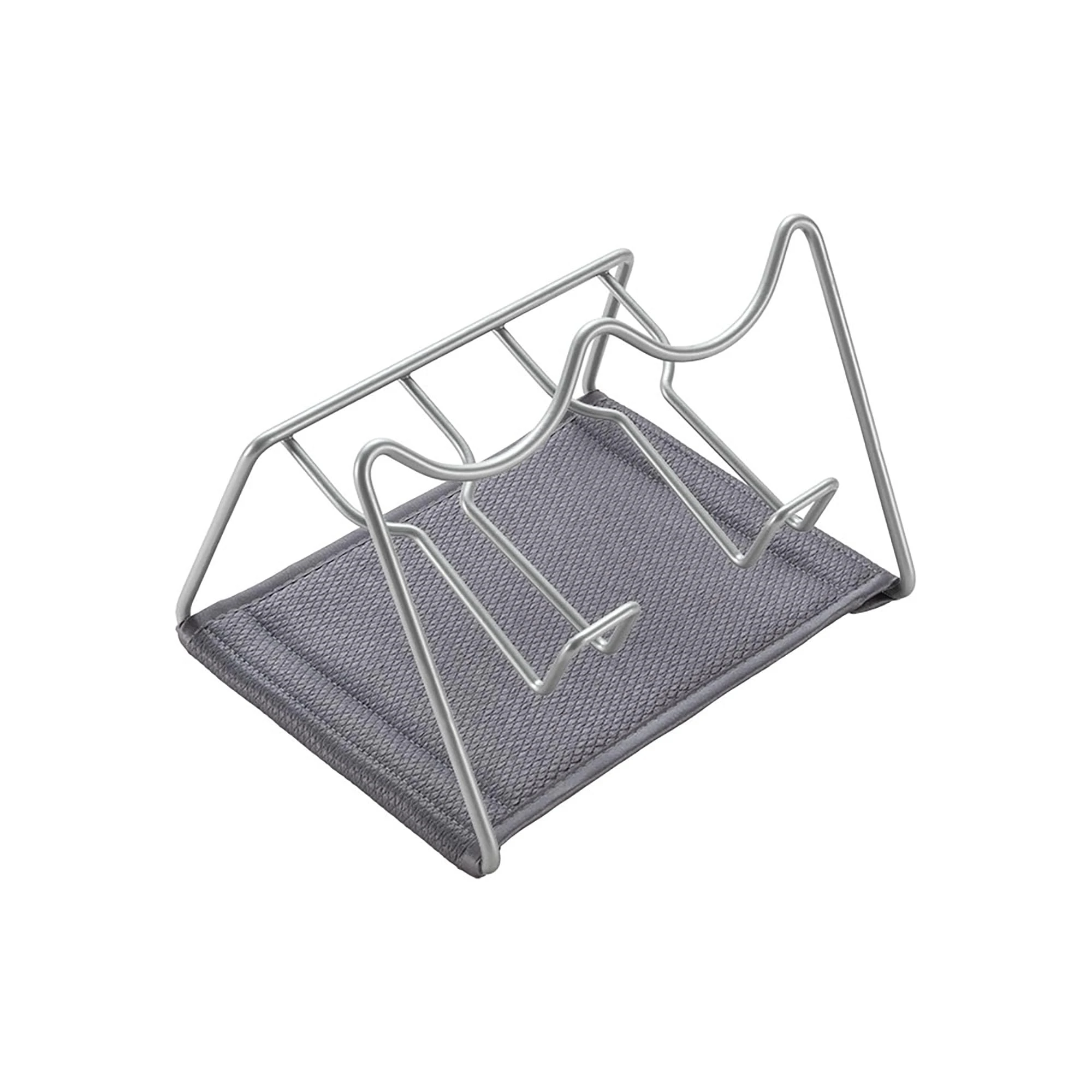 Metaltex Sodatex 2 Bottle Drainer, Metal, Grey, 21x17x14
