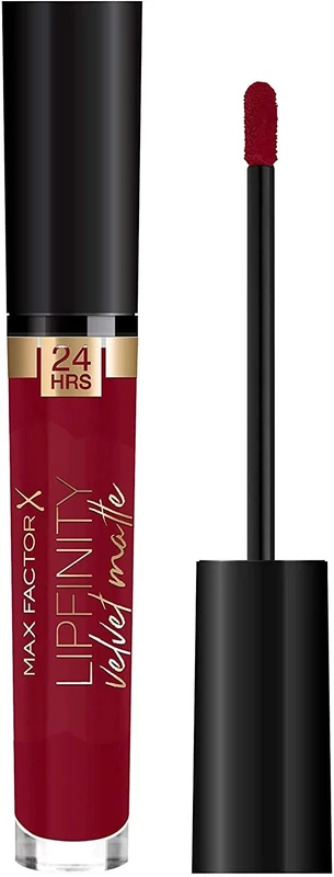 2 x Max Factor Lipfinity Velvet Matte 24Hr Lipstick - 090 Red Allure