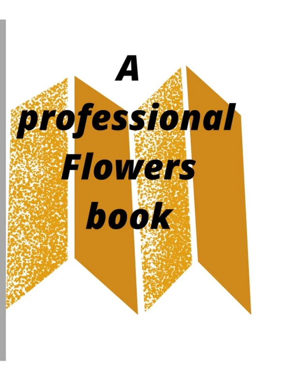 A professional flower teacher Notebook: flower book design