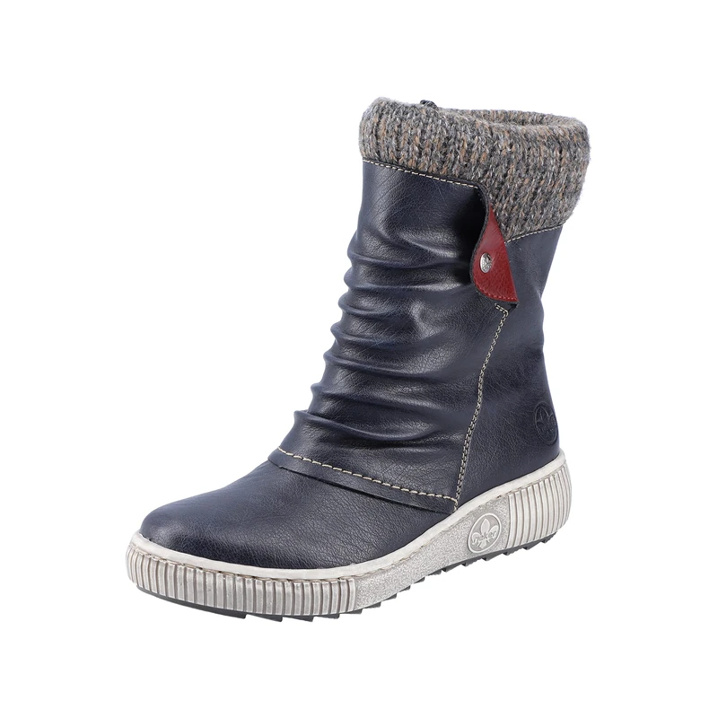 Rieker Women's Z6693-14Fashion Boots, blue, 7.5 UK