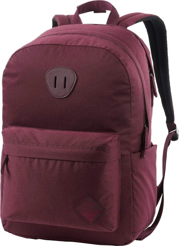 Nitro Urban Plus, Old School Daypack with Additional Padded Laptop Compartment, Urban Street Pack, Everyday Backpack, School Backpack with Side Bottle Compartment, Wine Red, 28 L, Rucksack