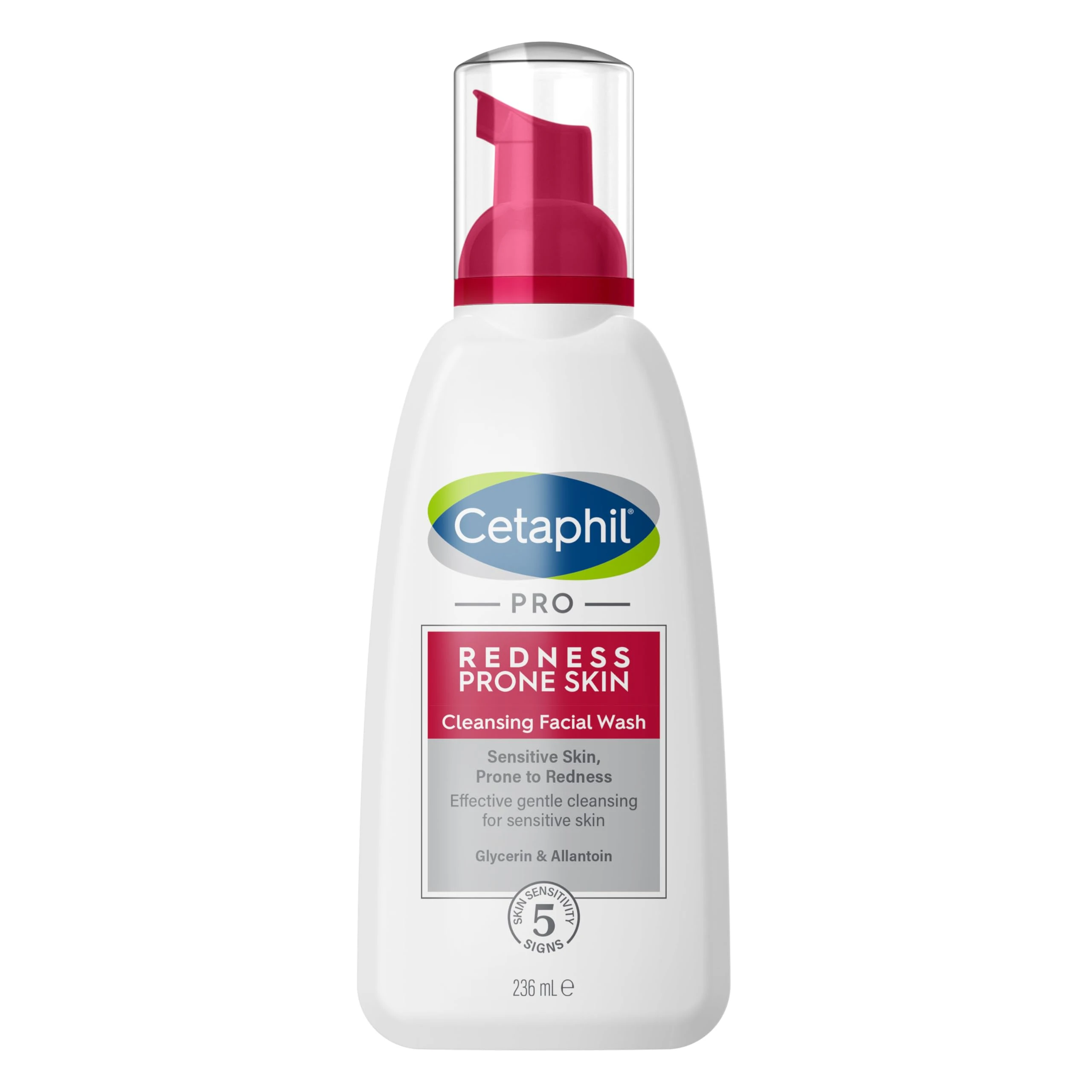 Cetaphil Face Wash, 236ml, PRO Cleansing Facial Wash, For Sensitive & Redness Prone Skin,packaging may vary