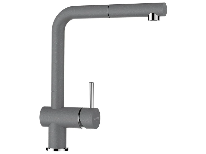 SCHOCK Epos Croma Kitchen Tap - High Pressure Tap with Extendible Hose Spray