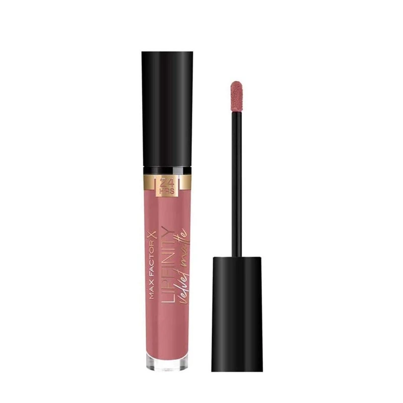 2 x Max Factor Lipfinity Velvet Matte 24Hr Lipstick - 065 Vanity Brown
