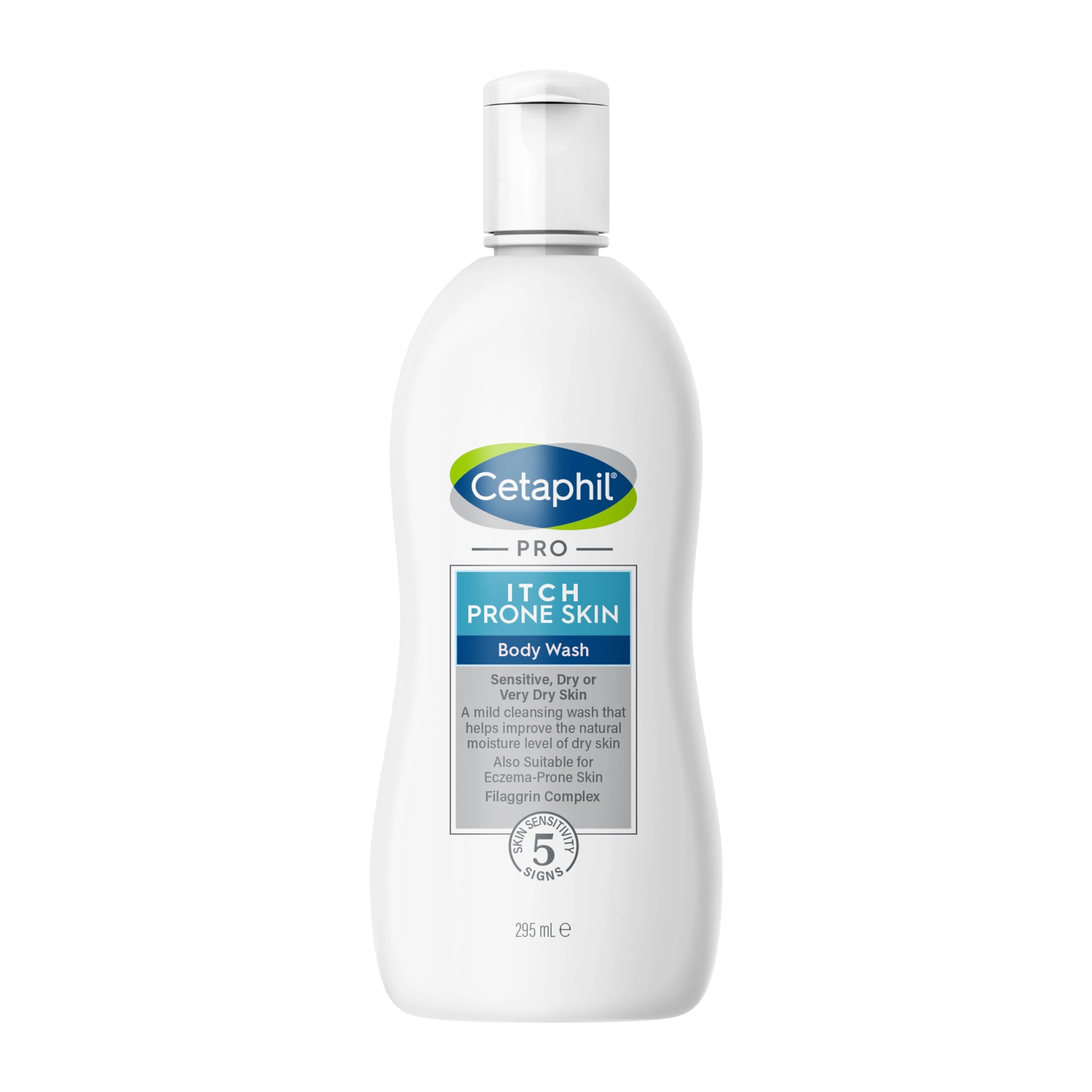 Cetaphil PRO Body Wash, 295ml, For Itch Prone & Eczema Prone Skin, With Niacinamide & Shea Butter, Vegan Friendly