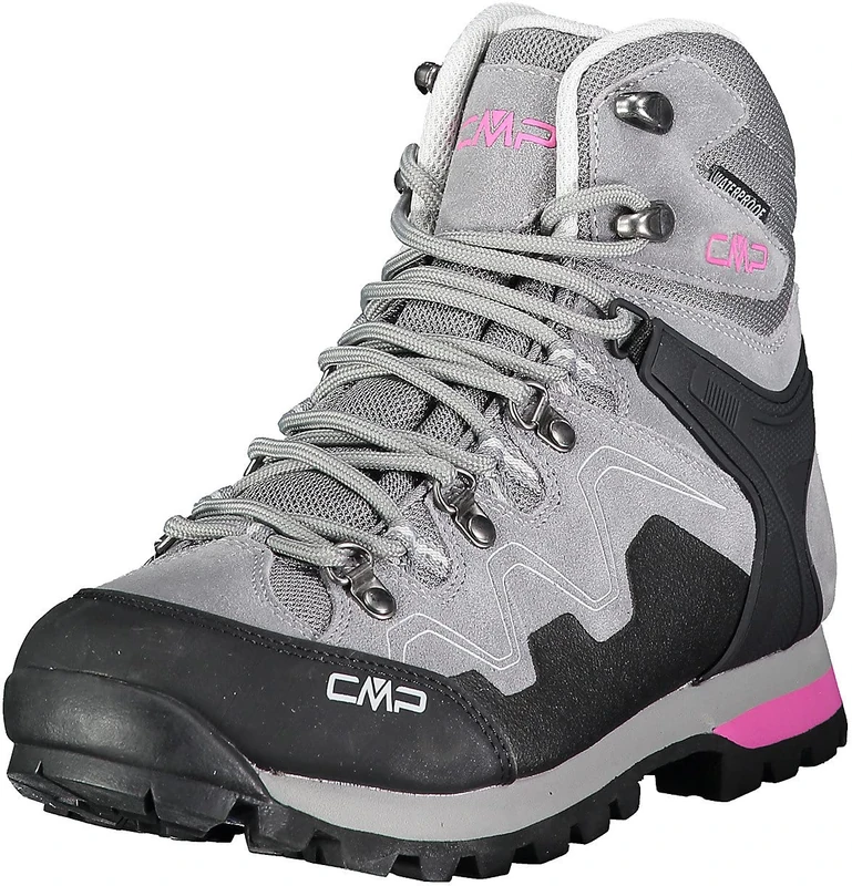 CMP Women's Athunis Mid WMN Trekking Shoe WP, gray, 4 UK