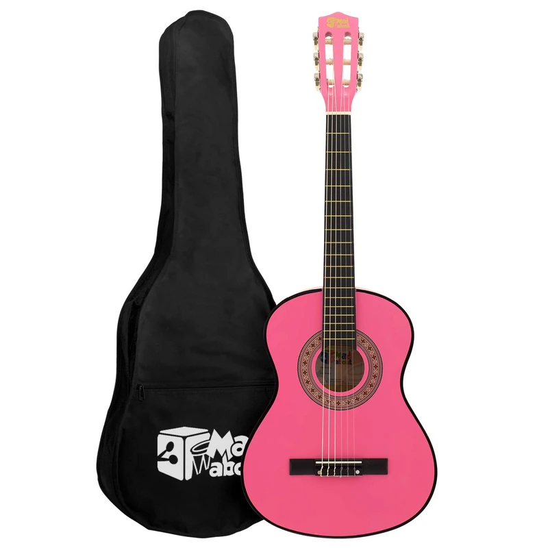 Mad About Classical/Spanish Pink Guitar, 1/4 Size - Image 1