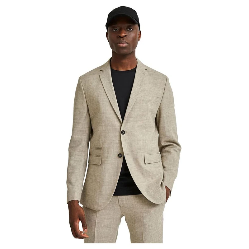 Selected Homme Men's Slhslim-Oasis Light Sand BLZ B Noos Jacket, 40 L