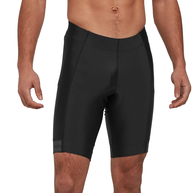 Altura Progel Plus Men's Cycling Waist Shorts: Progel Chamois, Moisture-Wicking Fabric, Silicone Hem Grippers, Ergonomic fit, high Breathability Black