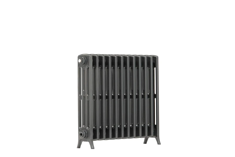 Arroll Bi-Metal Aluminium Edwardian 4 Column Radiator 650 high x 12 Sections Powder Coated RAL 7016 - Image 1