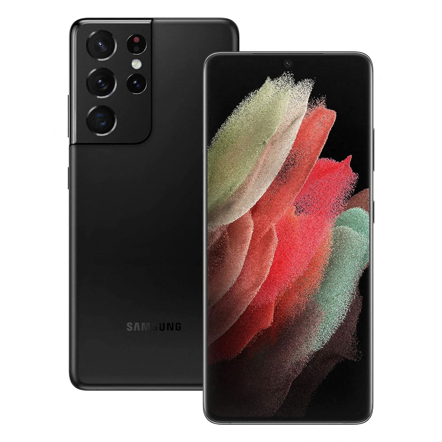 Samsung Galaxy S21 Ultra 5G Smartphone 128GB, Phantom Black (Single Sim+ e-sim) - Unlocked (Renewed)