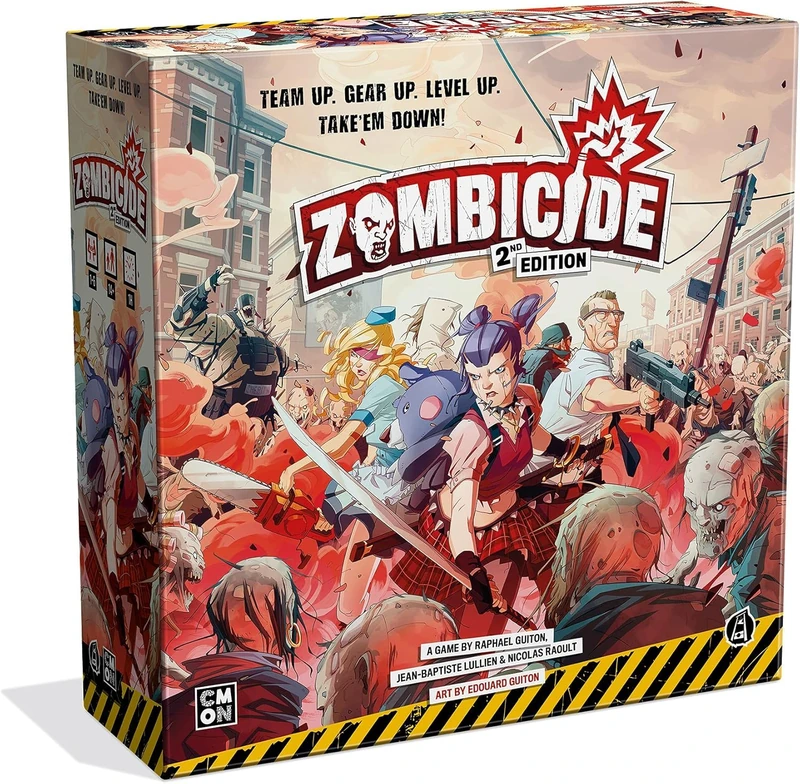 CMON | Zombicide 2nd Edition | Miniatures Board Game | Ages 14 Plus | 1-6 Players | 60 Minutes Playing Time