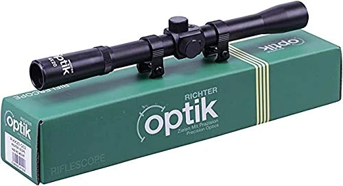 Richter Optik 4x20 Crystal Riflescope With 11mm 3/8 Mounts Air Rifle Scope