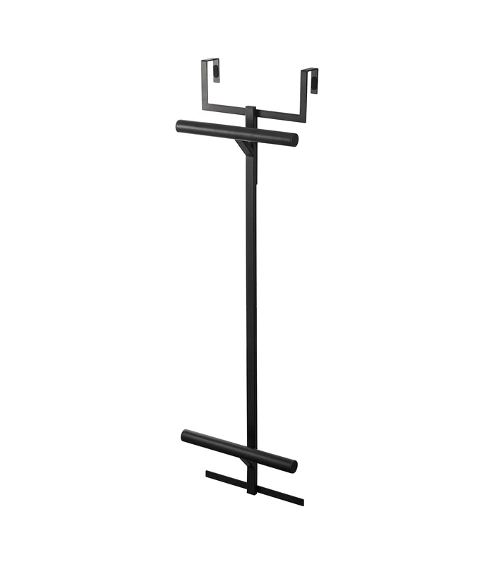 YAMAZAKI Home Tower Backpack Over The Door Hanger for Closet Or Bedroom, Two-Tiered Bookbag Metal Storage Rack, Easy Installation - Steel - Image 1
