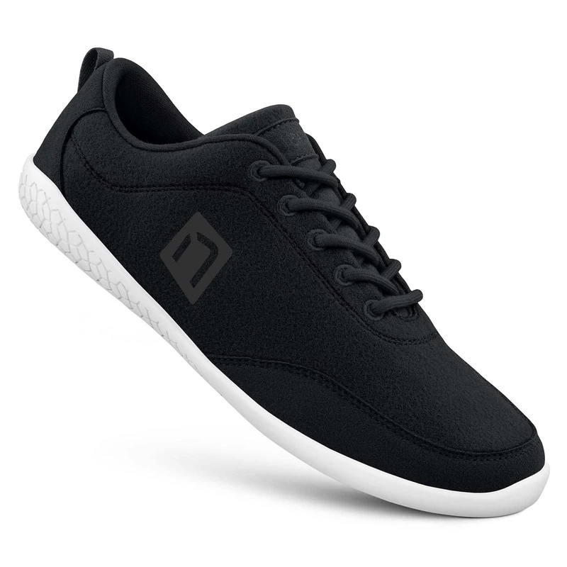 Nanga Women's Eco Barefoot Damen Schwarz Sneaker, Black, 6 UK