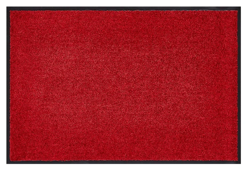 andiamo Premium Wash & Clean Doormat, Durable Dirt Trapper Mat, House Entrance, Indoor Doormat or as a Doormat in Covered Outdoor Areas, Absorbent Doormat 90 x 150 cm, Red