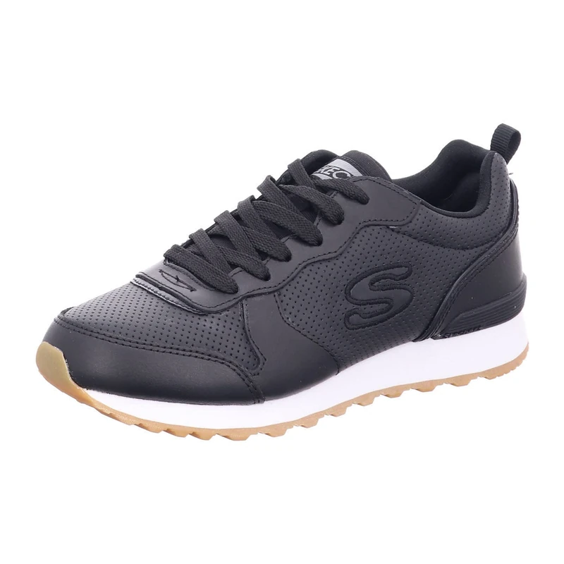 Skechers Women's Og 85 Porthole Shoes, Black Leather/Duraleather Trim, 2 UK