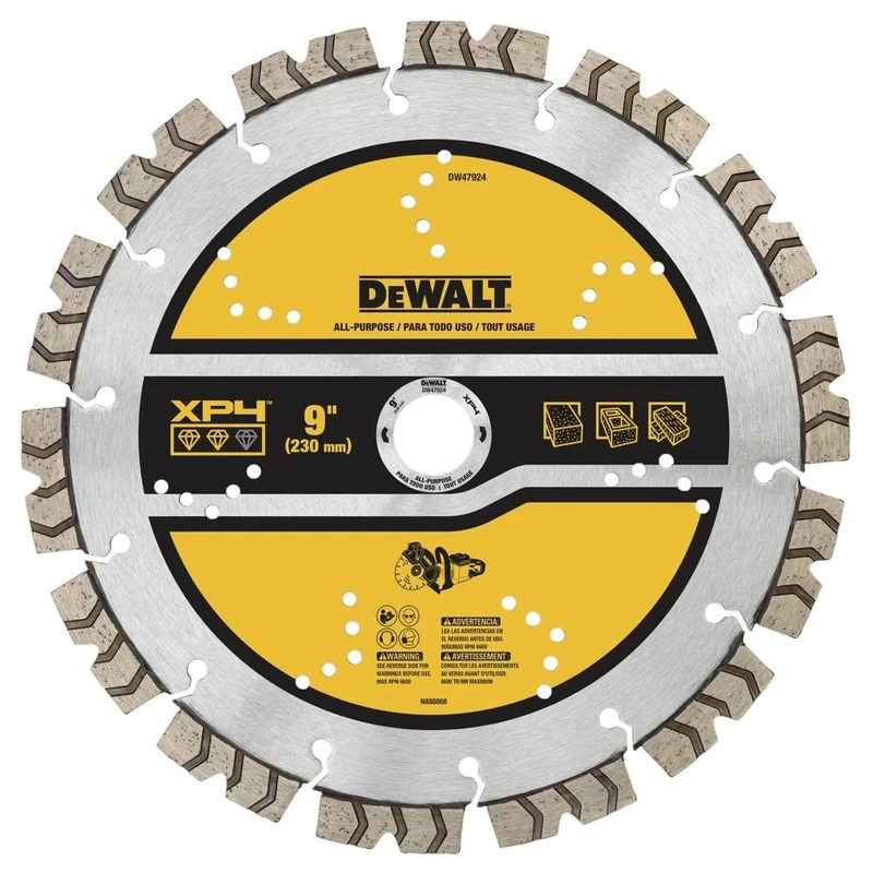 DEWALT DW47924 9IN Segmented XP4 All Purpose