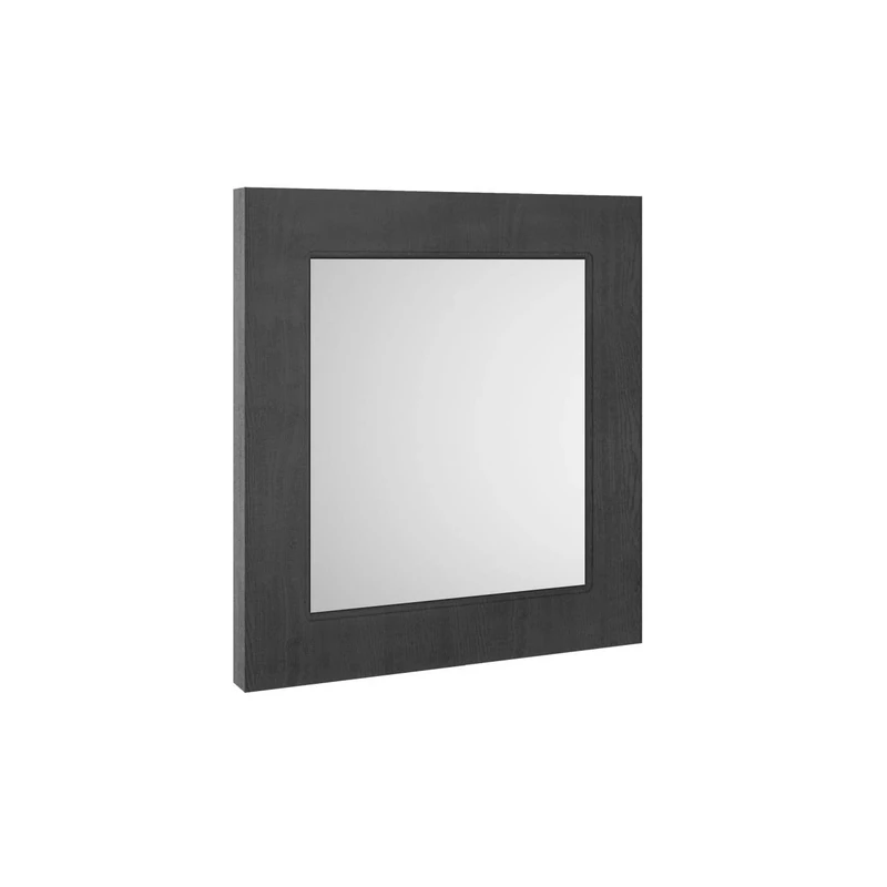 nuie OLF414 York Traditional Bathroom Wall Hung Flat Mirror, 800 x 600 x 18mm, Royal Grey