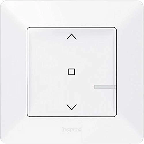 Legrand, Valena Life with Netatmo Wireless Wall Transmitter Roller Shutters, Control of Radio Roller Shutter Switches, Local Control or via App or Voice Assistant (Alexa, Siri, ..), incl. Battery, 752191