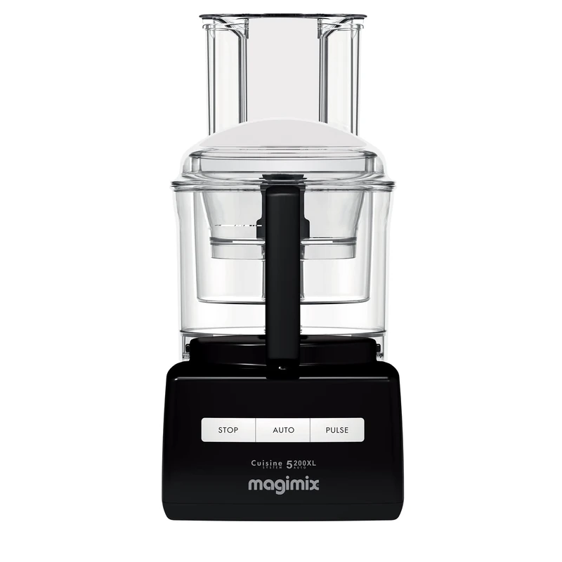 Magimix 5200XL Premium Food Processor With Citrus Press & Cold Press Juicer Accessories - 3.6L BPA-Free Bowl, Professional Quality Ultra-Sharp Blades, Quiet Energy Efficient 1100W Motor - Black