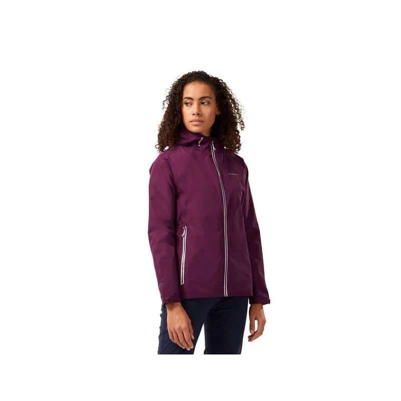 Craghoppers Salina Women's Transition Jacket, Womens, Transitional Jacket, SCWW048, Blackcurrant., 36 (EU)