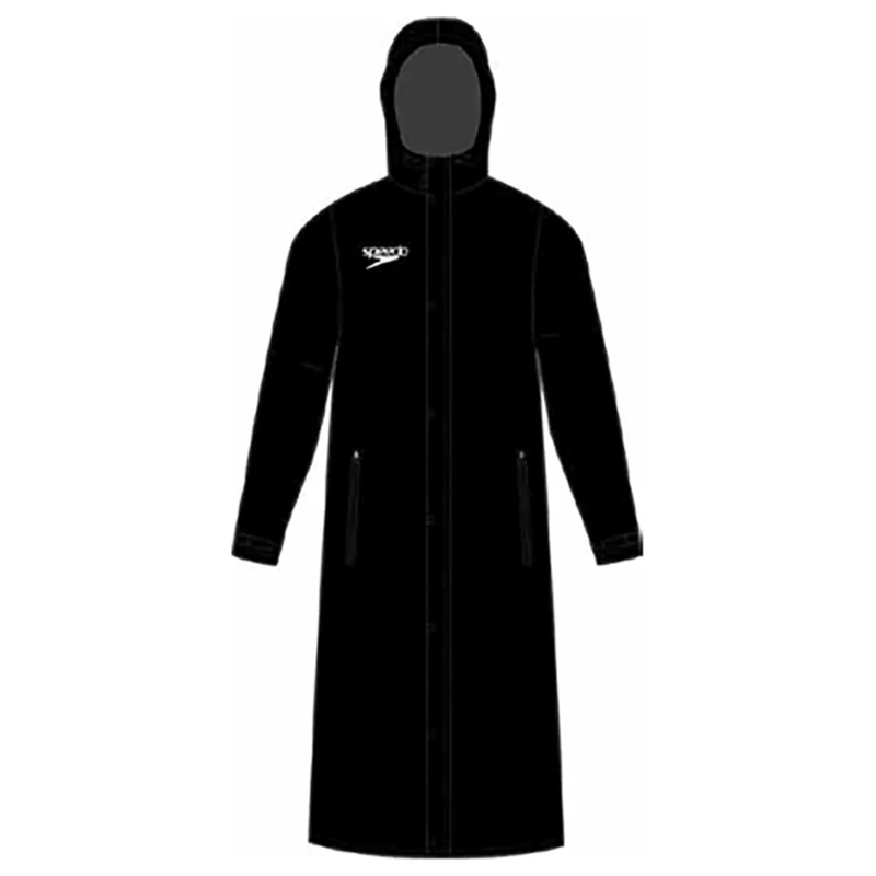 Speedo Unisex Team Swim Parker, Black, XL