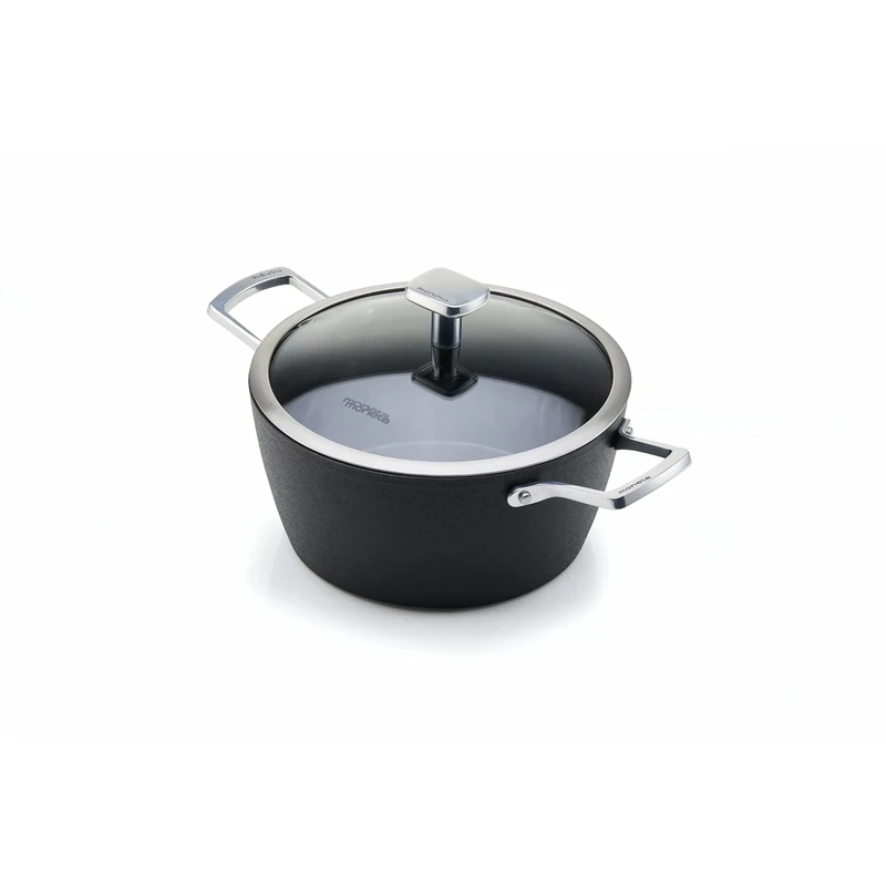 Moneta Armonia Induction Casserole Pan with Lid Non-Stick and Anti-Scratch Coating, Suitable for All Stovetops, 24 cm