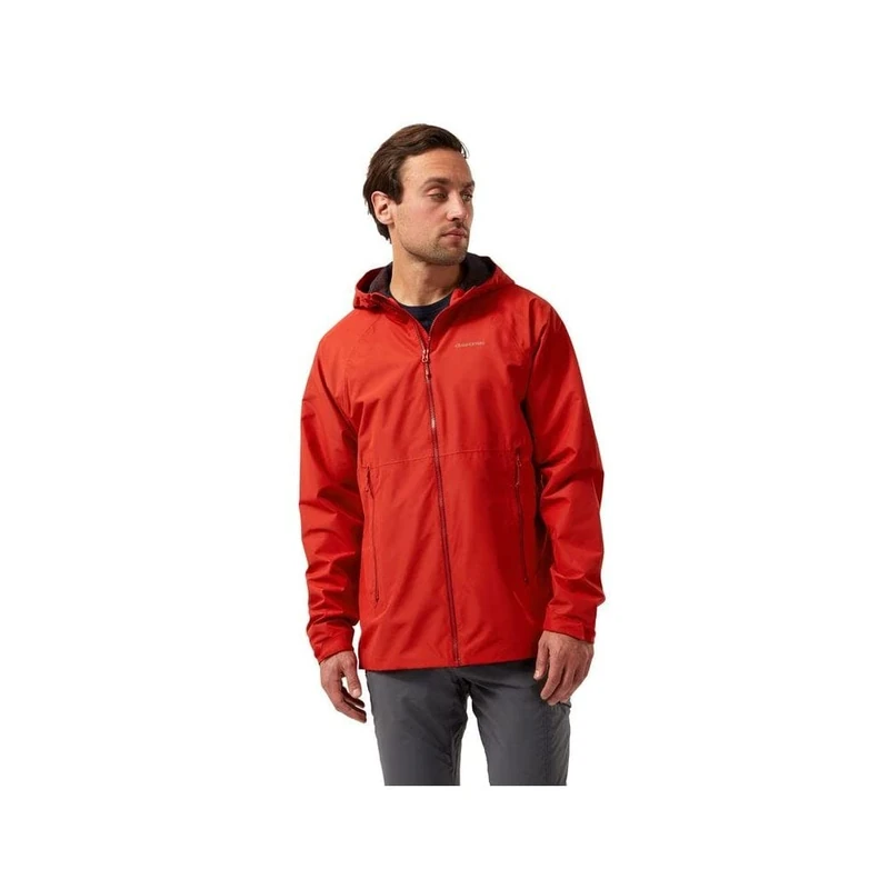 Craghoppers Men's Roswell Jacket Men's Transition Jacket, Mens, Transitional Jacket, SCMW057, Pompeian red., XL