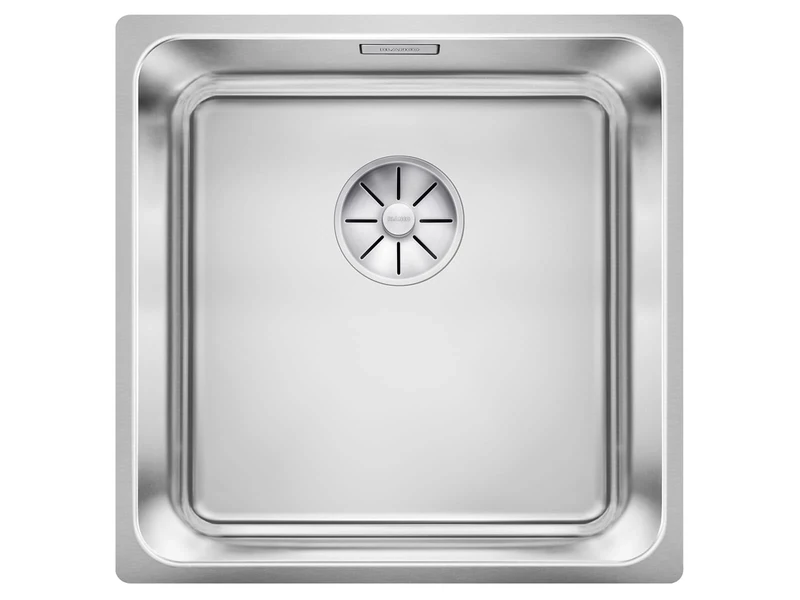 BLANCO Solis 400-IF Stainless Steel Sink Installation Type: Installation from Top and Flush Surface for 45 cm Wide Base Cabinets Resistant to Scratches Large Basin Volume