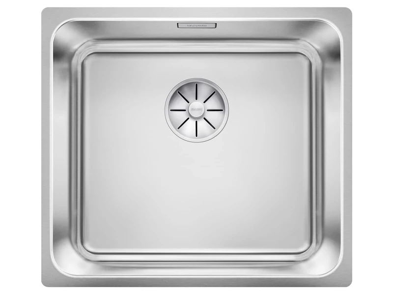 BLANCO Solis 450-IF Stainless Steel Sink Installation Type: Installation from Top and Flush Surface for 50 cm Wide Base Cabinets Resistant to Scratches Large Basin Volume