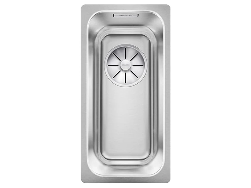 BLANCO Solis 180-IF Stainless Steel Sink Installation Type: Installation from Top and Flush Surface for 30 cm Wide Base Cabinets Resistant to Scratches Large Basin Volume
