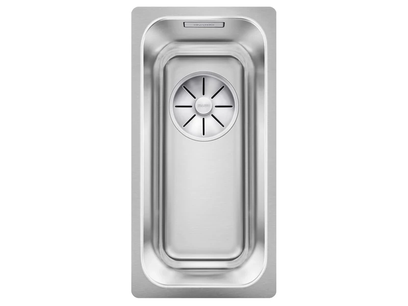 BLANCO Solis 180-U | Stainless Steel Sink | Installation Type: undermount Installation | for 30 cm Wide Base cabinets | Resistant to Scratches | Spacious Bowl Volume | [22x44x13.4 cm]