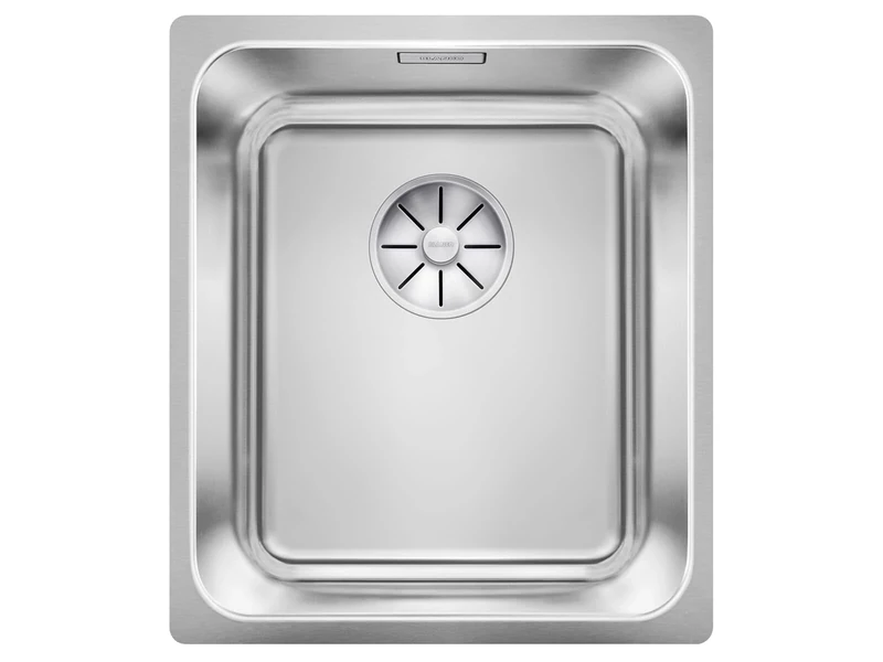 BLANCO Solis 340-U | Stainless Steel Sink | Installation Type: undermount Installation | for 40 cm Wide Base cabinets | Resistant to Scratches | Spacious Bowl Volume | [38x44x19.4 cm]
