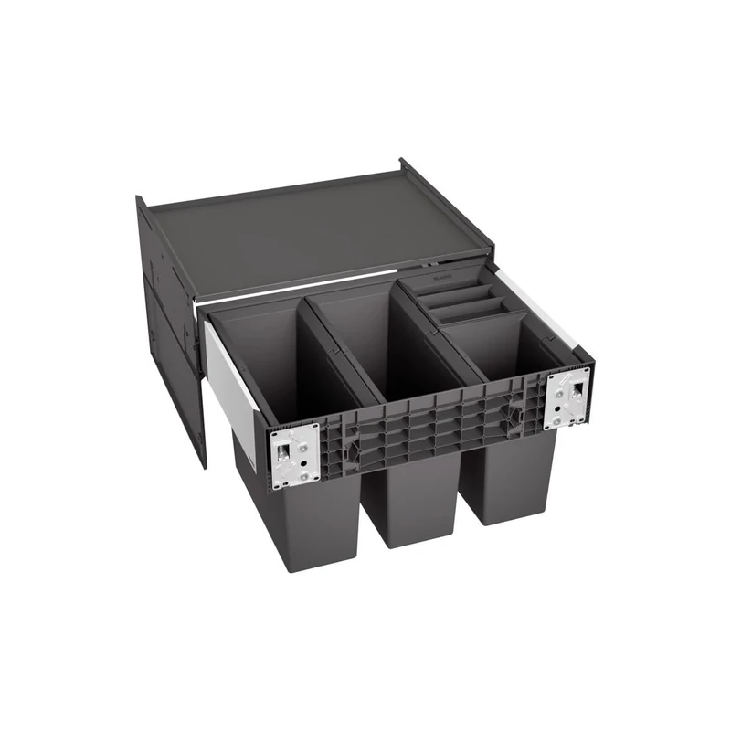 BLANCO 526206 Select II 60/4 Kitchen Waste sorter Container 60/4-526206, Black, Medium